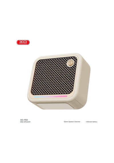 F63 1200 Mah Bluetooth V5.3 Kablosuz Taşınabilir Renkli Mini Speaker - Kablosuz Hoparlör