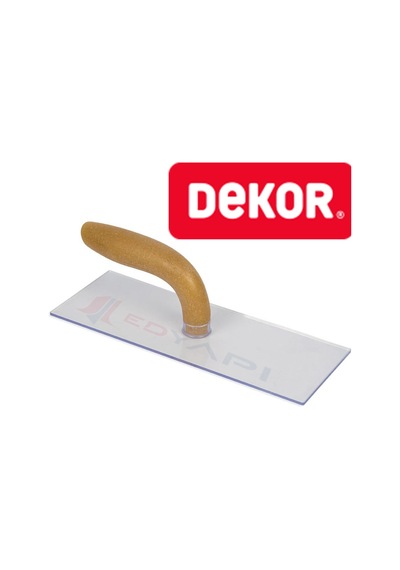 Dekor Şeffaf Ipek Sıva Malası 10X28 Cm 073