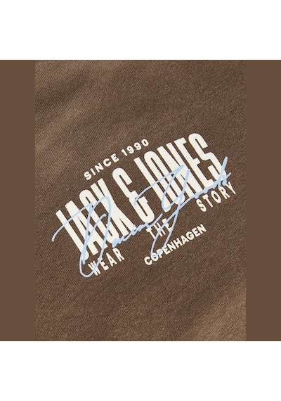 Jack & Jones Erkek Gögüs Baskili Bisiklet Yaka Tisört - Aero - 12298488 Cocoa Jack & Jones Erkek Gögüs Baskili Bisiklet Yaka Tisört - Aero - 12298488 Cocoa