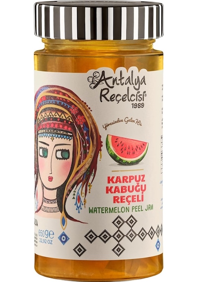 Antalya Reçelcisi Karpuz Kabuğu Reçeli 650g Yörük Seri