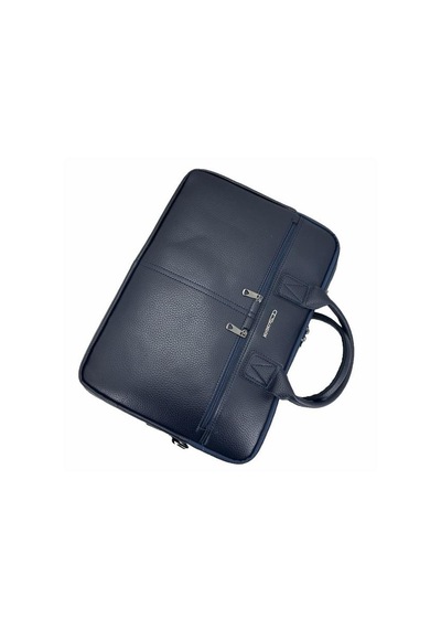 Ççs London 71452 Vegan Deri Laptop Evrak Çantası 15 İnç Lacivert Çok Renkli