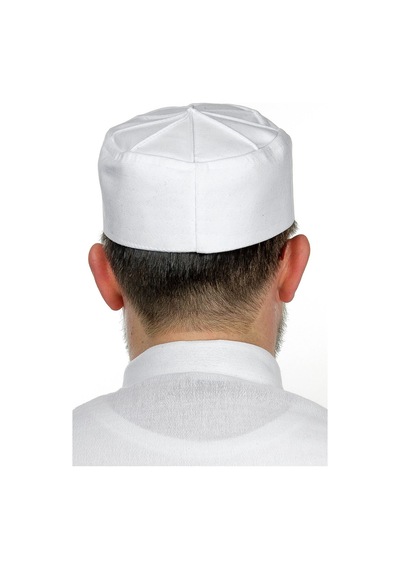 Kubbeli Sert Kalıp Takke - Beyaz
