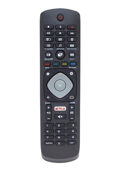 Kl Philips Uyumlu Rm-l1285 Netflıx Tuşlu Lcd-led Tv Kumanda Lisinya