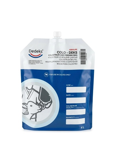 Colo-deks Kolostrum Ağız Sütü Torbası Ve Besleme Seti 4 Litre