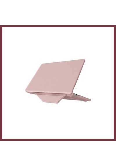 Storeşahin Apple Uyumlu Macbook Air 15 2024 Apple Uyumlu Macbook Deri Kapak - Pembe Shn0720