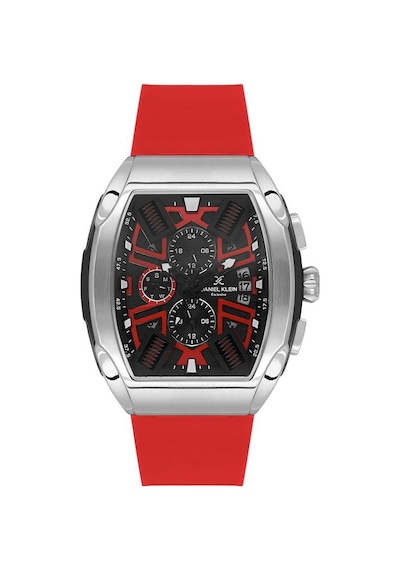 Daniel Klein Dk.1.14028-5 Exclusive Tüm Fonksiyonları Aktif 3 Atm Suya Dayanıklı Silikon Kordonlu Kırmızı Erkek Kol Saati Metalik Daniel Klein Dk.1.14028-5 Exclusive Tüm Fonksiyonları Aktif 3 Atm Suya Dayanıklı Silikon Kordonlu Kırmızı Erkek Kol Saati Metalik