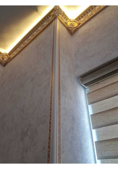 Decogold Yeni 4 100 Cm Köşe Profili Çıtası Beyaz