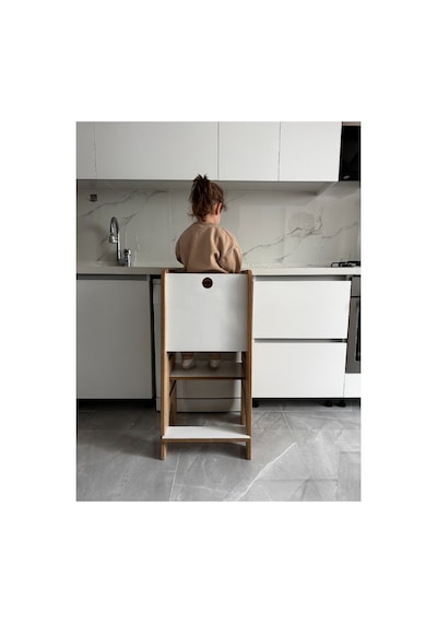 Güvenlik Panelli Öğrenme Kulesi Bebek Ve Çocuk Öğrenme Kulesi Beyaz-safir Meşe Güvenlik Panelli Öğrenme Kulesi Bebek Ve Çocuk Öğrenme Kulesi Beyaz-safir Meşe