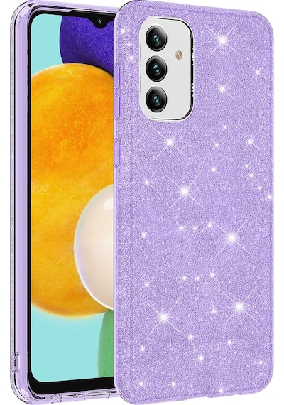 Galaxy A13 5G Kılıf Zore Shining Simli Silikon Kılıf