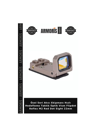 Özel Seri Atıcı Ekipmanı Hızlı Hedefleme Taktik Optik Vism Flipdot Reflex M2 Red Dot Sight 22mm