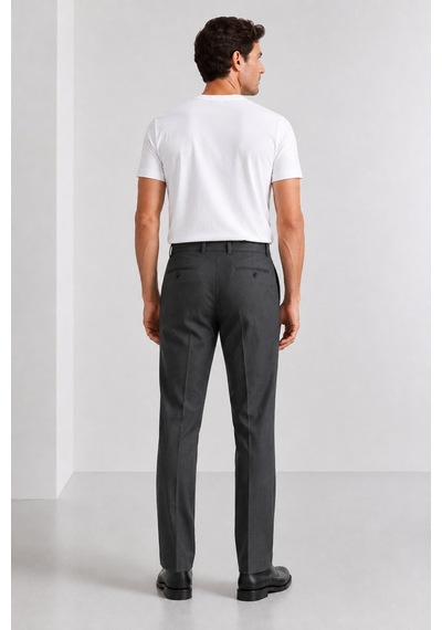 Bihan Store Erkek Slim Fit Yün Karışımlı Zeta Gabardin Kumaş Pileli Pantolon 004-antrasit Bihan Store Erkek Slim Fit Yün Karışımlı Zeta Gabardin Kumaş Pileli Pantolon 004-antrasit