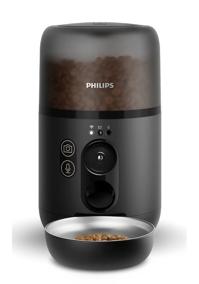Philips Kameralı Akıllı Mama Kabı, Çift Yönlü Ses, Uzaktan Kontrol, Mama Seviyesi Takibi, Paw5320/02
