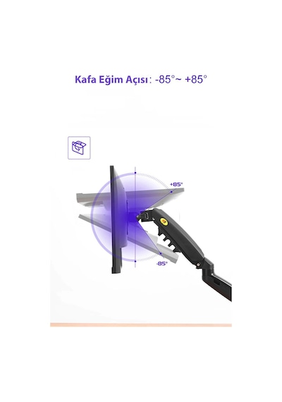 Nb North Bayou F80 17"-30" Amortisörlü 2-9 Kg Monitör Standı