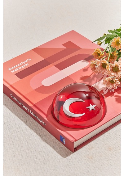 Pasabahce Ayyıldız Kağıt Ağırlığı Kırmızı Cok Renkli