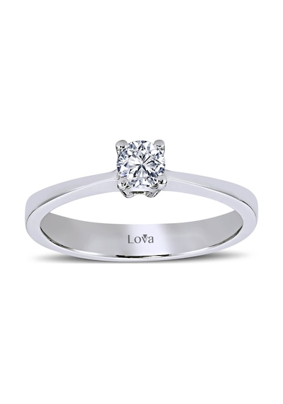 Lova E Renk 0,23 Karat Pırlanta Tektaş Yüzük - 1060035
