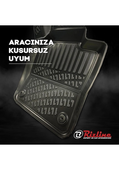Opel Corsa D 2006-2014 Uyumlu 3d Havuzlu Paspas