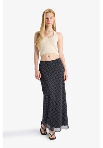 Defacto Slim Fit Dar Kesim Halter Yaka Atlet F8367ax25hser98 Ekru