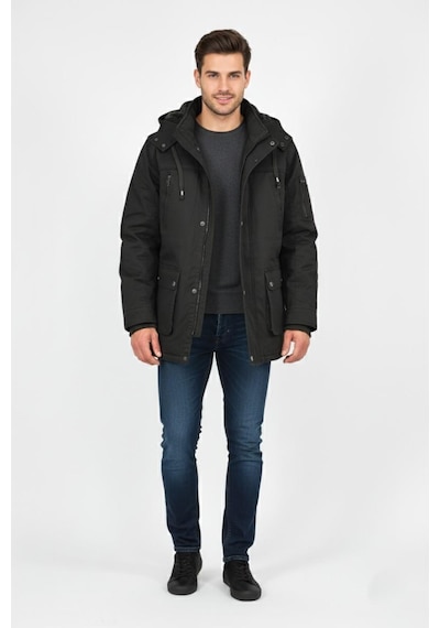 Bigazzi Erkek Spor Kanvas Kapüşonlu Parka 85134 Bgl-st04883 Haki