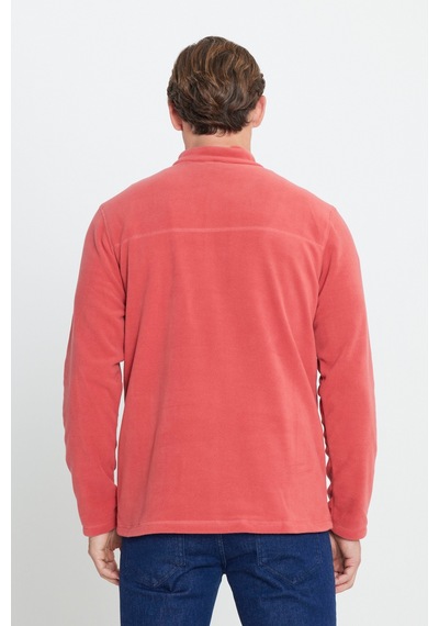 AC&Co / Altınyıldız Classics Anti-pilling Tüylenme Yapmayan Standart Fit Dik Yaka Polar Erkek Sweatshirt Mercan AC&Co / Altınyıldız Classics Anti-pilling Tüylenme Yapmayan Standart Fit Dik Yaka Polar Erkek Sweatshirt Mercan