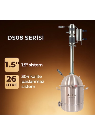 Distilon Ds08 Potstıll Damıtma Cihazı 26 Lt