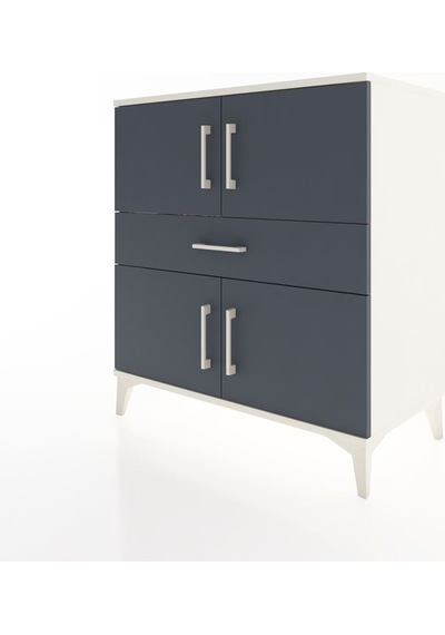 Hyperion Şifonyer 3 Raflı Tek Çekmeceli 4 Kapaklı 88x44x96 Ay... Aytaşı Hyperion Şifonyer 3 Raflı Tek Çekmeceli 4 Kapaklı 88x44x96 Ay... Aytaşı