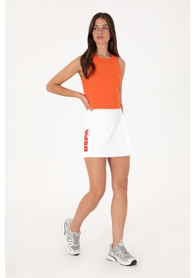 U.s. Polo Assn. Kadın Beyaz Şort Örme 50300683-vr013 Beyaz