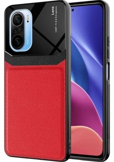 Xiaomi Redmi K40 Kılıf Zore Emiks Kapak Kırmızı