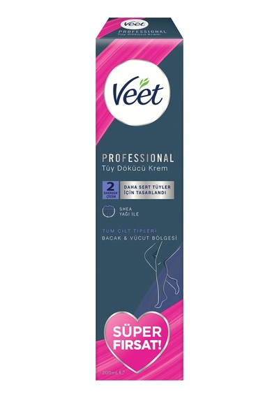 5 Adet Veet Professıonal Tüy Dökücü Krem Süper Fırsat 200ml
