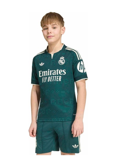 Adidas Çocuk Forma Real Madrid 26/27 Away Jersey Kids Kc3991 Yeşil