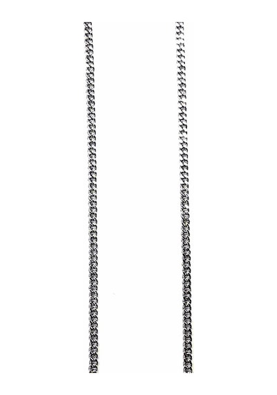 Omar Silver Unisex Gurmet 1,9 Mm Rodyum Kaplama Gümüş Kolye Zinci
