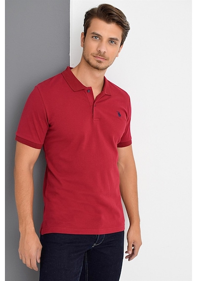 T8561 Dewberry Erkek Tshırt-bordo Bordo