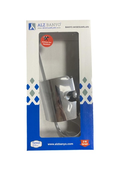 Alz Yapışkanlı Kapaklı Kağıt Havluluk Krom