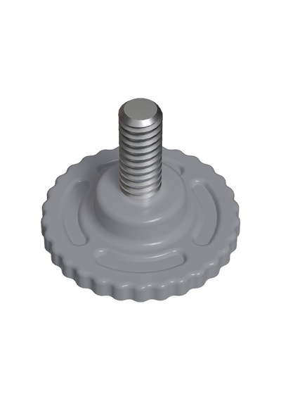 Cateksss M8x20 Tırtıllı Vida Çap: 38 Ral7035 - 25 Li Paket Gri