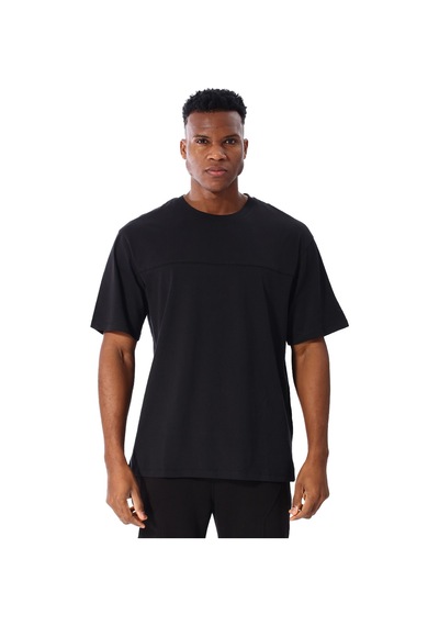 Sportive Sasebo Erkek Siyah Günlük Stil T-shirt 25ye016-syh Siyah