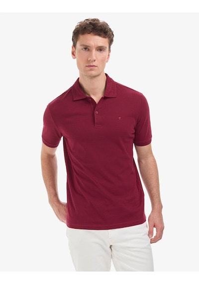 Pierre Cardin Erkek Bordo Tişört Basic 50325312-vr014