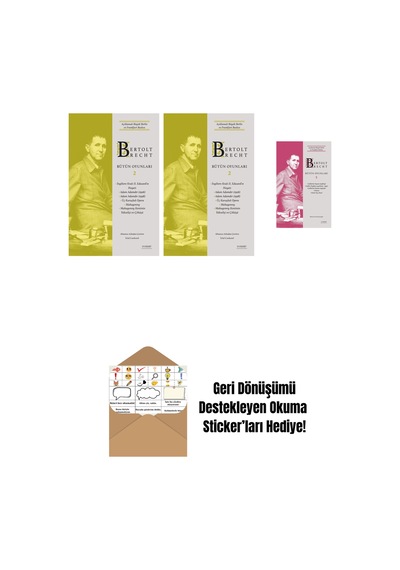 Bertolt Brecht - Bütün Oyunları 2 + Bertolt Brecht - Bütün Oyunları 2 Ciltli + Bertolt Brecht - Bütün Oyunları 5 + Okuma Sticker'ları