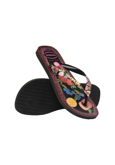 Havaianas Top Tropicalia Vibes Kadın Siyah Parmak Arası Terlik-14224