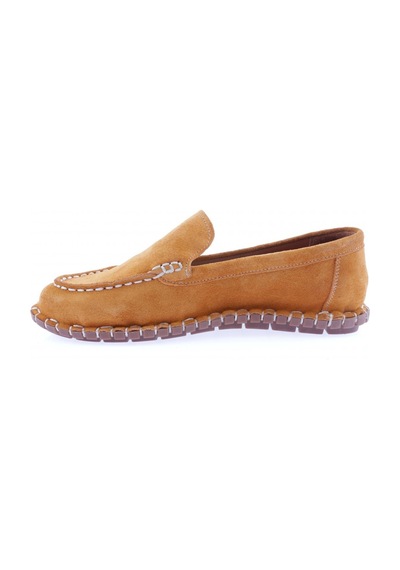 Dgn 603-23y Kadin Dikiş Detayli Loafer Ayakkabi 603-2109-R6022 Turuncu