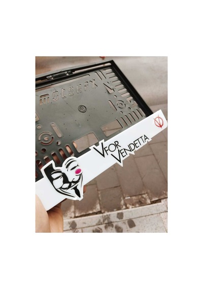 Motor Plakalık Vfor Uyumlu Vendetta Lazer Kesim Pleksi - 784761851
