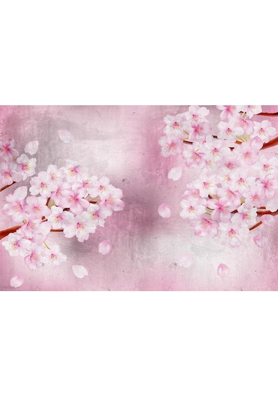 Pembe Romantik Çiçekler Duvar Kağıdı