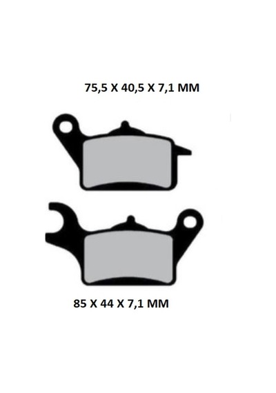 Disk Balata Organik Ön Honda Dio 110 Suzuki Uk 110 Address 17-..