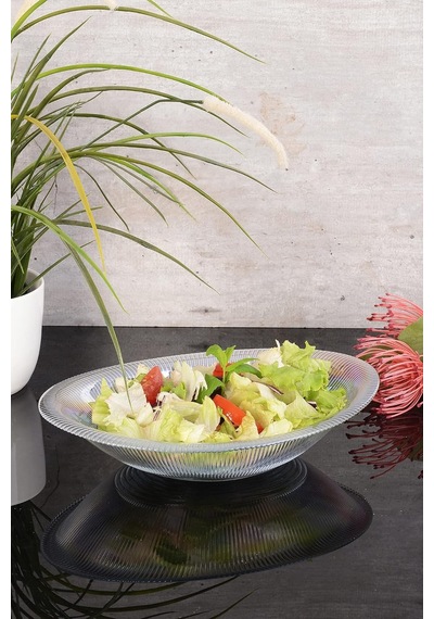 Tr Rays Oval Salata Kasesi-büyük-şeffaf Lüsterli Diğer
