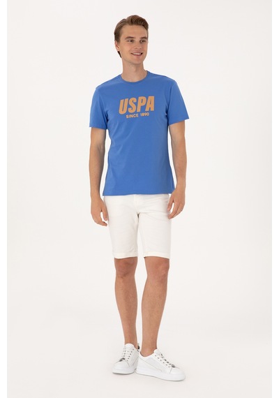 U.S. Polo Assn. Erkek Regular Fit Bisiklet Yaka İndigo Tişört 50306966-VR028 U.S. Polo Assn. Erkek Regular Fit Bisiklet Yaka İndigo Tişört 50306966-VR028