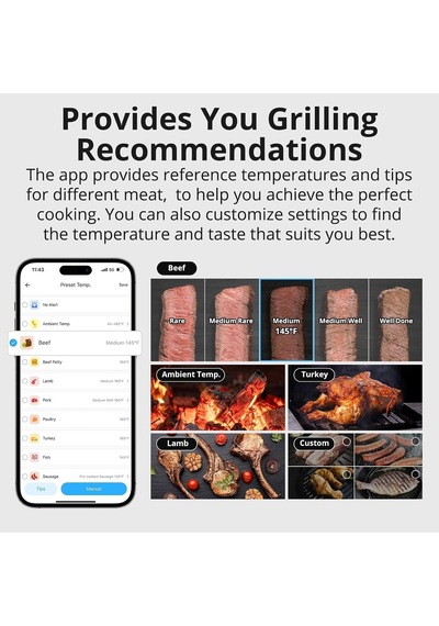 Akıllı Bbq Et Termometresi Bmt01