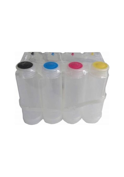 Dev Bitmeyen Kartuş Tankı 500Ml*4 Renk Boş Yüksek Kapasiteli