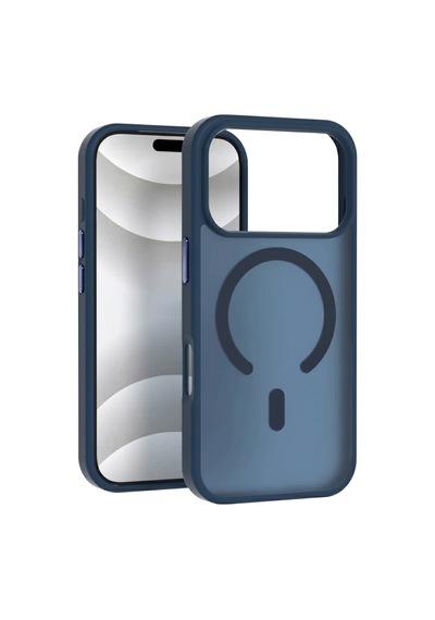 Ps iPhone Uyumlu 17 Pro Mist Serisi Magsafe Kılıf - Lacivert