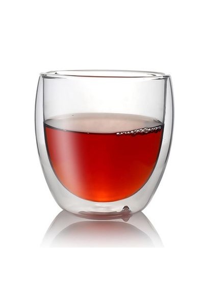 Epinox Isı Yalıtımlı Çift Katman Borosilikat Cam Bardak 250 Ml Çkb-250 Şeffaf