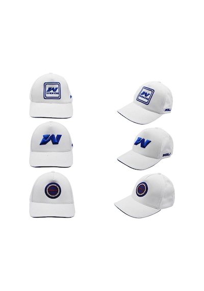 Wily Wear Sandviç Siperli Şapka Beyaz Çok Renkli