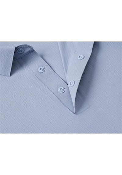 New Performance Premium Polo T-shirt 84% Nylon 16% Spandex Mavi