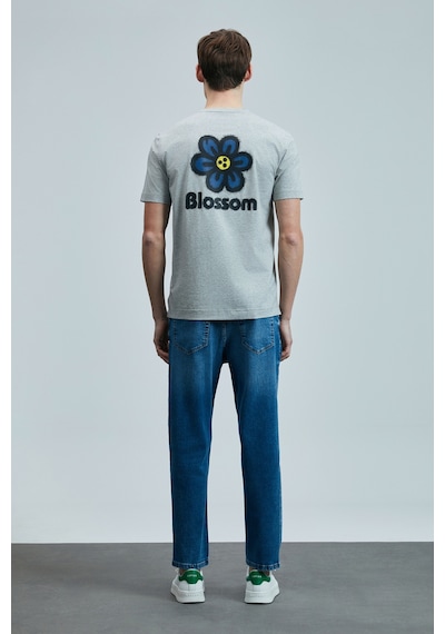 Lufian Peace Erkek T-shirt 111020246 Gri